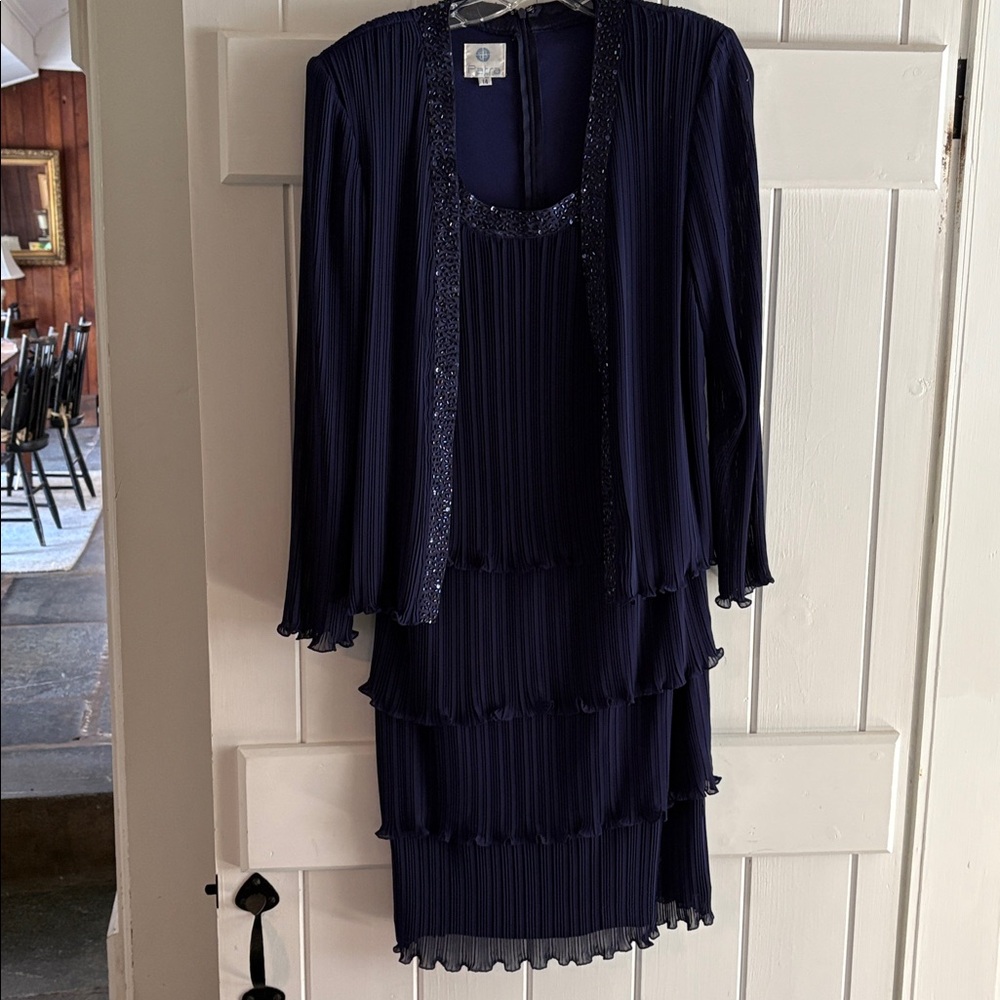 Patra Deep Blue Dress